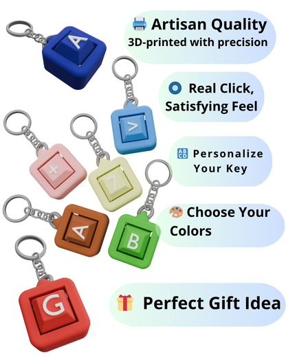 Personalised Clicky Name Keychain