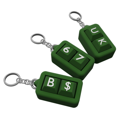 Personalised Clicky Name Keychain