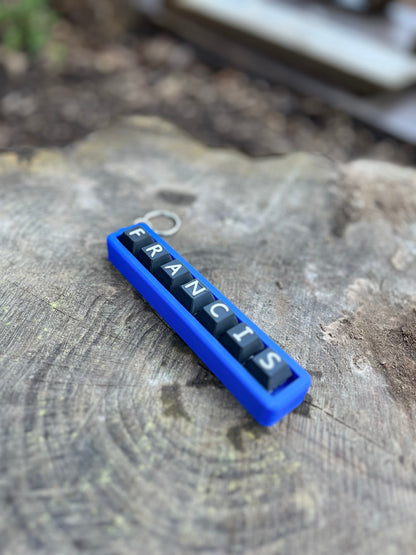 Personalised Clicky Name Keychain