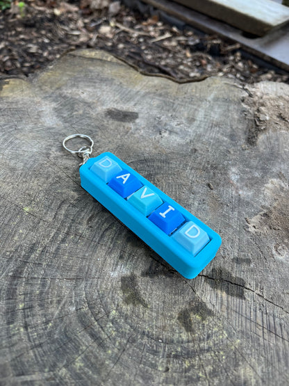 Personalised Clicky Name Keychain
