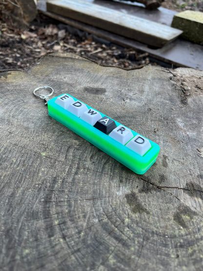 Personalised Clicky Name Keychain