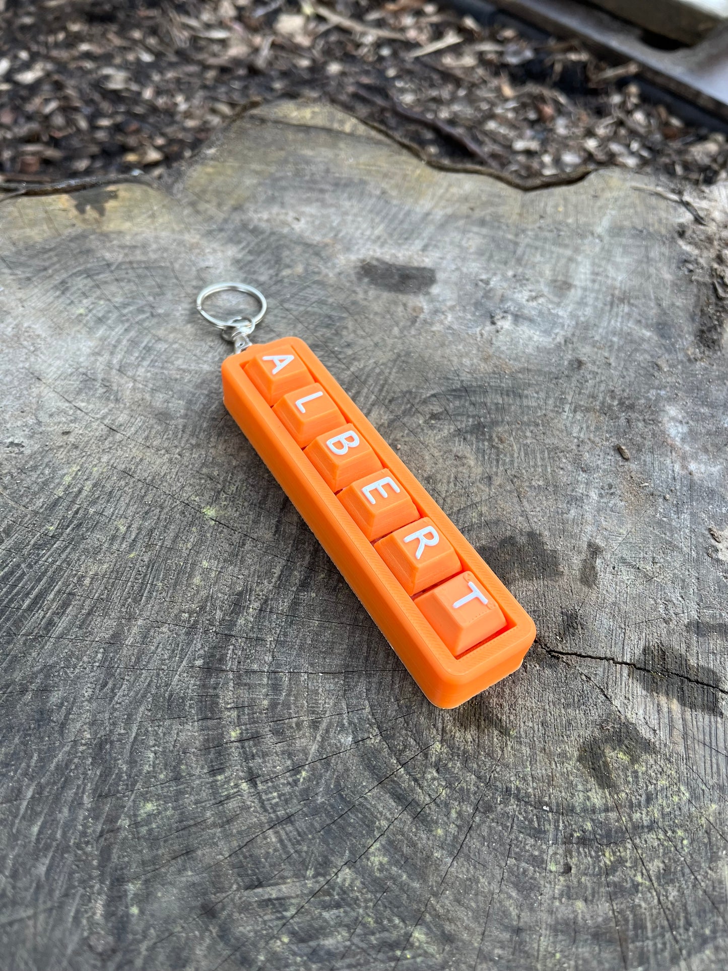 Personalised Clicky Name Keychain