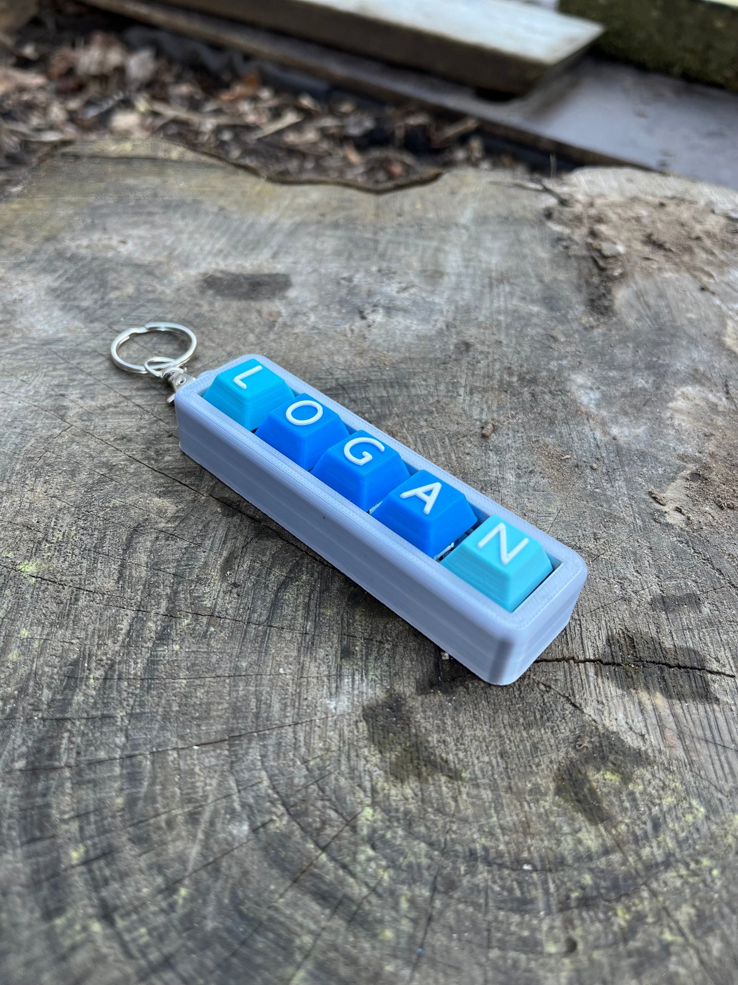 Personalised Clicky Name Keychain